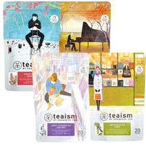 티이즘 일러스트 작두콩차 외 20T+20T 쌍계명차 본사공식, 라벤더