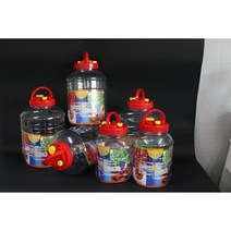 이안에다있다 국산 PET 담금주병 과실주병 매실통 효소통 발효용기 담금주통 과실주통 매실병, 1개, 22L