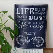 자전거매장 광고 앤틱소품 철제입간판 보드 알림판 사인보드