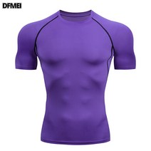 반팔 속건 트레이닝 티셔츠 러닝 레깅스 헬스 트레이닝 남 통기 배한 스판 타이츠