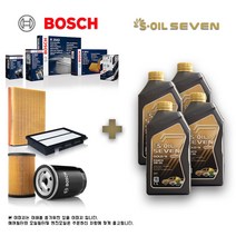 LF 쏘나타 2.0 LPG 보쉬필터+세븐골드 합성유 세트
