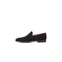 MAN ON THE BOON MAGNANNI 아몬드 토 스웨이드 로퍼_네이비 4712318103