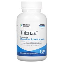 Houston Enzymes TriEnza 소화 장애를 위한 효소 캡슐 180정