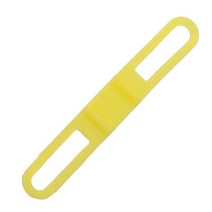 자전거 라이트 LED 용품 싸이클 후레쉬 거치대 라이딩 문라이트 전조등 사이클링 홀더 핸들 바 실리콘 스트랩 밴드 전화 고정 탄성 타이 로프 bicicleta 토치 손전등 붕대, 1pc 노란색, 02 1pc Yellow