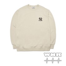 MLB) 체크 백 빅로고 오버핏 맨투맨 3AMTC0114-50CRS