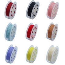 [비즈엔케이] 폴리매듭실 1mm 매듭팔찌 매듭실 비즈재료 판매단위 300cm(3M), 13.피치