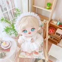 무속성 인형 솜인형 아이돌 만들기 diy 바디 몸통 20cm 스타 피규어 장난감 하트 코튼, 02번 20CM 뼈대 없음, 09번 미카롱모카심+백월광 쓰리