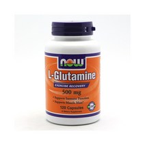 나우푸드 NOW FOODS 나우 푸드 L글루타민 500mg 120캡슐, 120개, 1개