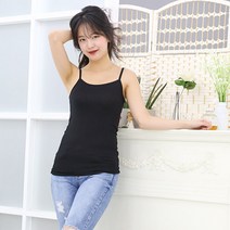 [국내생산&당일발송] 여성 여름 시원한 쿨 스판 민소매 끈 나시 민소매/나시