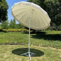 차박 노지캠핑 휴대용 감성 대형 파라솔 그늘막, 태슬파라솔