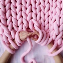 249 자이어트얀가방 자이얀트 굵은 수면사 벨벳 만두가방실 얀가방실 뉴벨벳자이언트얀 1kg, 피치핑크