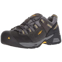 킨 keen Utility 남성용 디트로이트 Xt 로우 소프트 토 ESD 작업화 자석 스틸 그레이 9 Wide