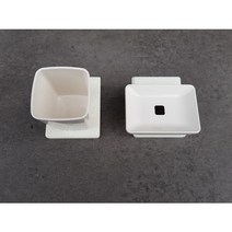 EAM I-Marble 인조대리석 모던 컵&비누대, 검정, 1개