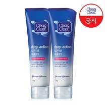 [존슨앤존슨] [클린앤클리어] 딥 액션 폼클렌저 120g x2, 2개