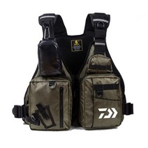 낚시 조끼 구명 부력 정장 휴대용 성인 전문 통기성 방수 바다 여행 멀티 포켓, junli|싱글 사이즈