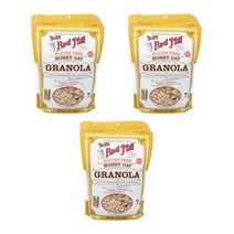 밥스레드밀 허니 오트 그래놀라 심플리 딜리셔스 글루텐 프리, 340g, 3개