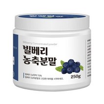 눈에 좋은 빌베리 추출물 Bilberry 분말 가루 250g, 상세페이지 참조