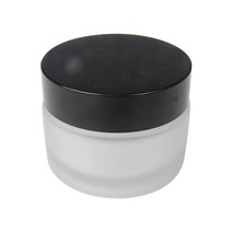 수제나라 반투명유리용기 30~50ml 크림용기 화장품용기 크림통 공병 투명용기 소분 소분용기 천연화장품용기 천연화장품 자연의숲, 1개, 30ml