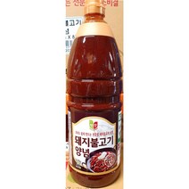 돼지 불고기 양념 첫맛 2.1kg 고기 액상 소스 양념장, 1