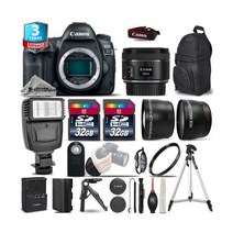 캐논 EOS 5D 표시 IV 카메라 + 50mm - 3 렌즈 키트 플래시 64GB 2yr Warranty