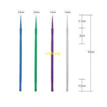 입문용 일회용 빠른 배송 10cm 보풀 무료 마이크로 브러쉬 일회용 면봉 속눈썹 확장 마스카라 4 스타일 320, 한개옵션1, 04 Mix colors