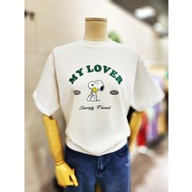 에잇컨셉스누피러브반팔T티셔츠3컬러C23D7FTS065