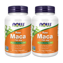 나우푸드 로우 마카 maca 750mg 90베지캡슐 2병