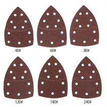마우스 디테일 샌더 사포 샌딩 페이퍼 후크 및 루프 40/ 60/ 80/ 100/ 320-1500 용 10 개, 10 320