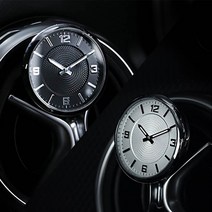 아날로그 자동차 시계 개조된 인테리어 전자 쿼츠 시계 혼다 벤츠 닛산용 로고가 있는 장식 호환, For Hyundai