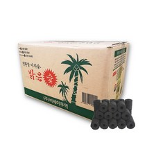 캠핑용 업소용 팬션용 바베큐 숯불 고기 구이용 친환경 야자숯 넛차 밝은 숫 슻 챠콜