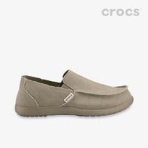 크록스 남성 단화 산타크루즈 카키 캐주얼 로퍼 슬립온