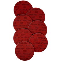 5인치 폼 건식 스폰지 샌드페이퍼 디스크 풀링 벨벳 180-4000 그릿 연마 도구 용 mirka, 06 600_02 10pcs
