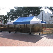 2mx3m 운동회 행사용 체육대회 접이식 행사용 카라반캐노피 천막, 알미늄, 청색