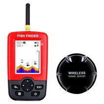 어군탐지기 어탐기 바다낚시용품 어군 탐지기 무선 Arpon De Pesca Submarina Equipamentos 낚시 카메라, 01 빨간