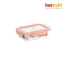 헤르빈 [헤르빈] 크리아 커버분리 밀폐용기 600ml 파스텔핑크, 단품없음, 선택완료
