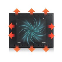 임베디드 정전식 터치 올인원 PC 컴퓨터. 15 인치. 코어 i3 CPU. 산업 화 베사 마운트용 8GB, 01 J1900, 03 8G RAM 256G SSD