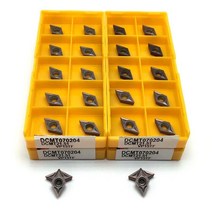 선반 밀링 바이트 초경 인서트 10pcs dcmt070204 vp15tf 금속 dcmt 070204 도구 cnc 부품, 10개(1박스), 10개