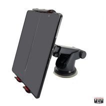 MHM 갤럭시폴드. 스마트폰. 태블릿 겸용 컴팩트 차량거치대, 블랙