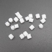 20 개/ 0.4 M 플라스틱 스퍼 기어 모듈러스 6 톱니 조리개 0.8mm T 0.75MM DIY 높이 3MM 6T0.8A 3mmX3.2mm, 한개옵션0