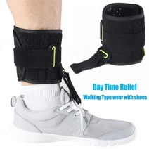 발목보조기 발목 보호대 족하수 관절 재활 고정기 tike 족저 근막염 dorsal night ampday splint 발 기 안정기 조절 가능한 드롭 발 기 지원 통증 완화, 낮 시간