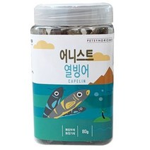 어니스트 열빙어 강아지 동결 건조 간식 80g, 1개