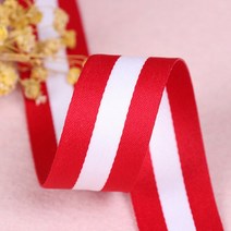 시카고밴더 벨로루시 공화국 기호 40mm 흰색과 빨간색 폴리 에스터 스트 라이프 Grosgrain DIY 수제 의류, 02 02_02 15mm