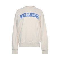 Sporty Rich 스포티리치 웰니스 부클 라운드넥 크루넥 크림 화이트
