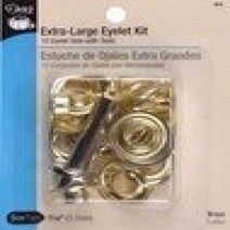 Dritz Extra Large Brass Eyelet Grommet Kit 7/16