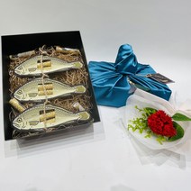 러블리팜 명품 용돈 선물 한우   보자기   태슬   비누꽃 한송이 카네이션 세트, 굴비 한송이카네이션세트, 블루