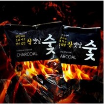 대상 캠핑용 바베큐 숯 700g 2kg 펜션숯 캠핑용숯