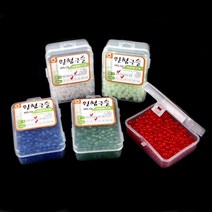 이누잇 칼라 원형구슬 3mm-6mm (대용량 600개), 5mm(야광／500개)