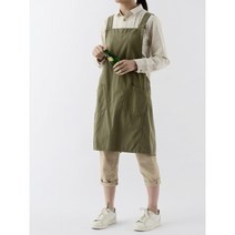 캔버스 X스트랩 2포켓 미용실 네일샵 미술학원 바리스타 카페 앞치마 4COLOR, 버건디와인