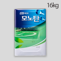 KCC페인트 모노탄 1액형 비노출 방수재 흑색 16kg, 1개