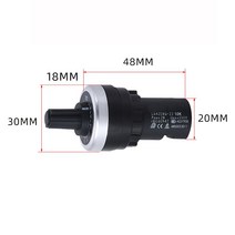 LA42DWQ-22 1K 2K 5K 22mm 직경 냄비 로터리 전위차계 변환기 arduino용 인버터 저항 스위치, 04 1 천개 옴